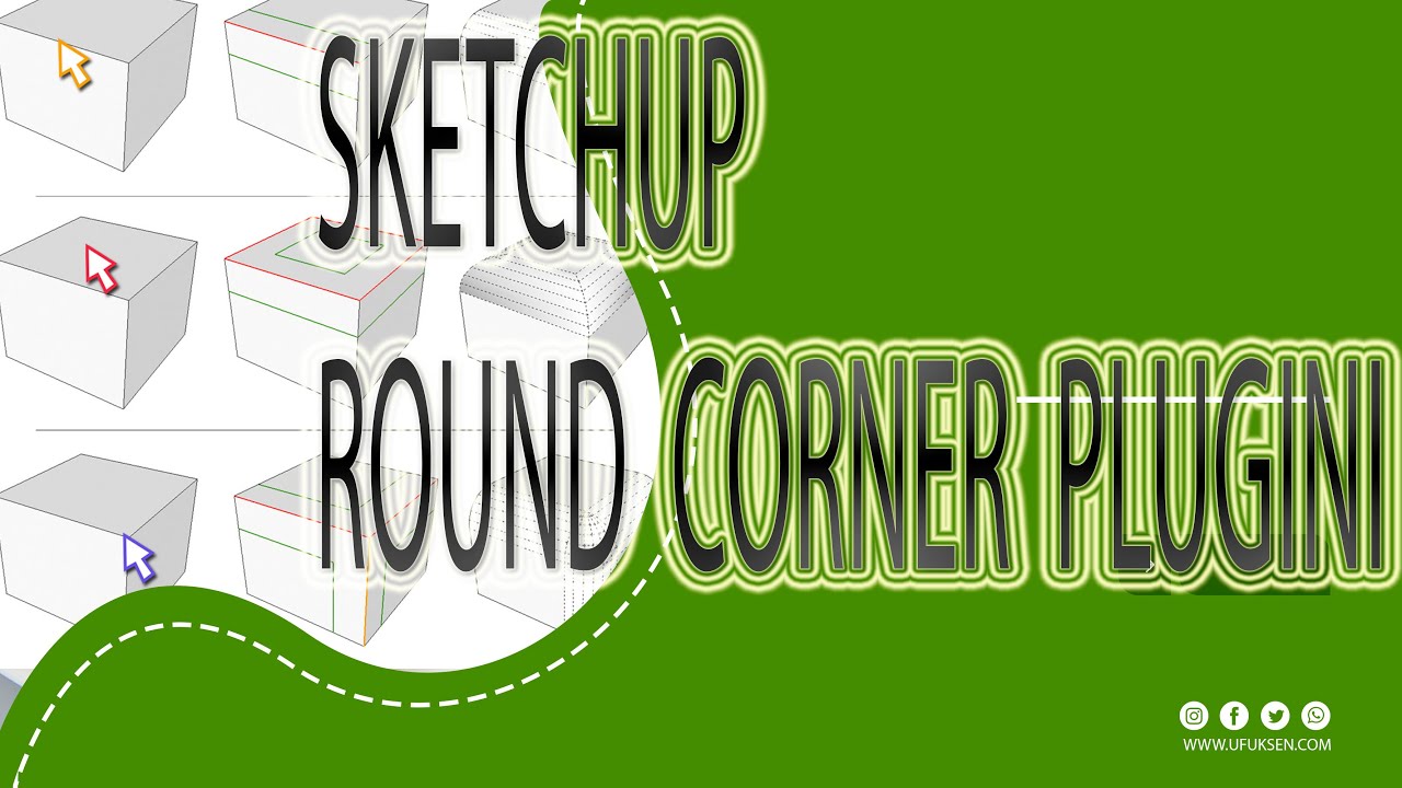 round corner tool sketchup
